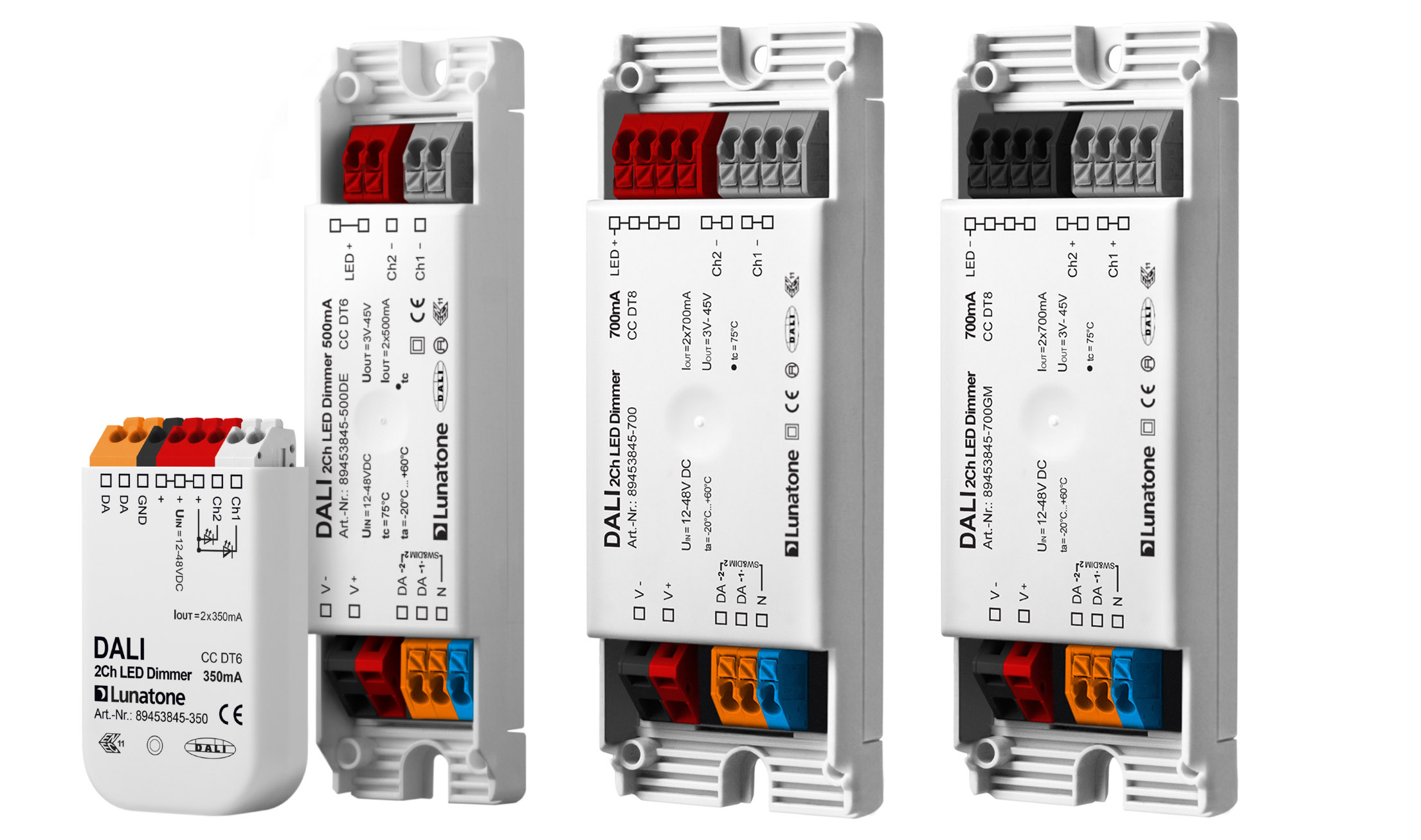 DALI 2Ch LED Dimmer CC - Lunatone